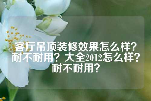 客厅吊顶装修效果怎么样？耐不耐用？大全2012怎么样？耐不耐用？