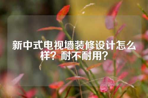 新中式电视墙装修设计怎么样？耐不耐用？