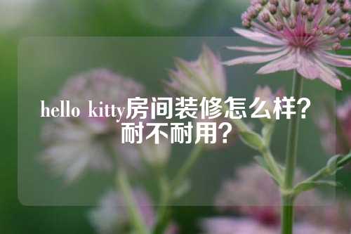 hello kitty房间装修怎么样？耐不耐用？